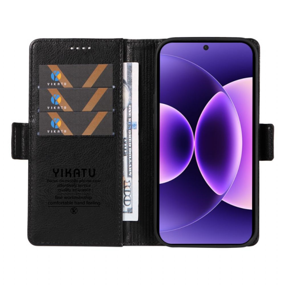 Flip Case Leren Xiaomi 17 Pro Yikatu