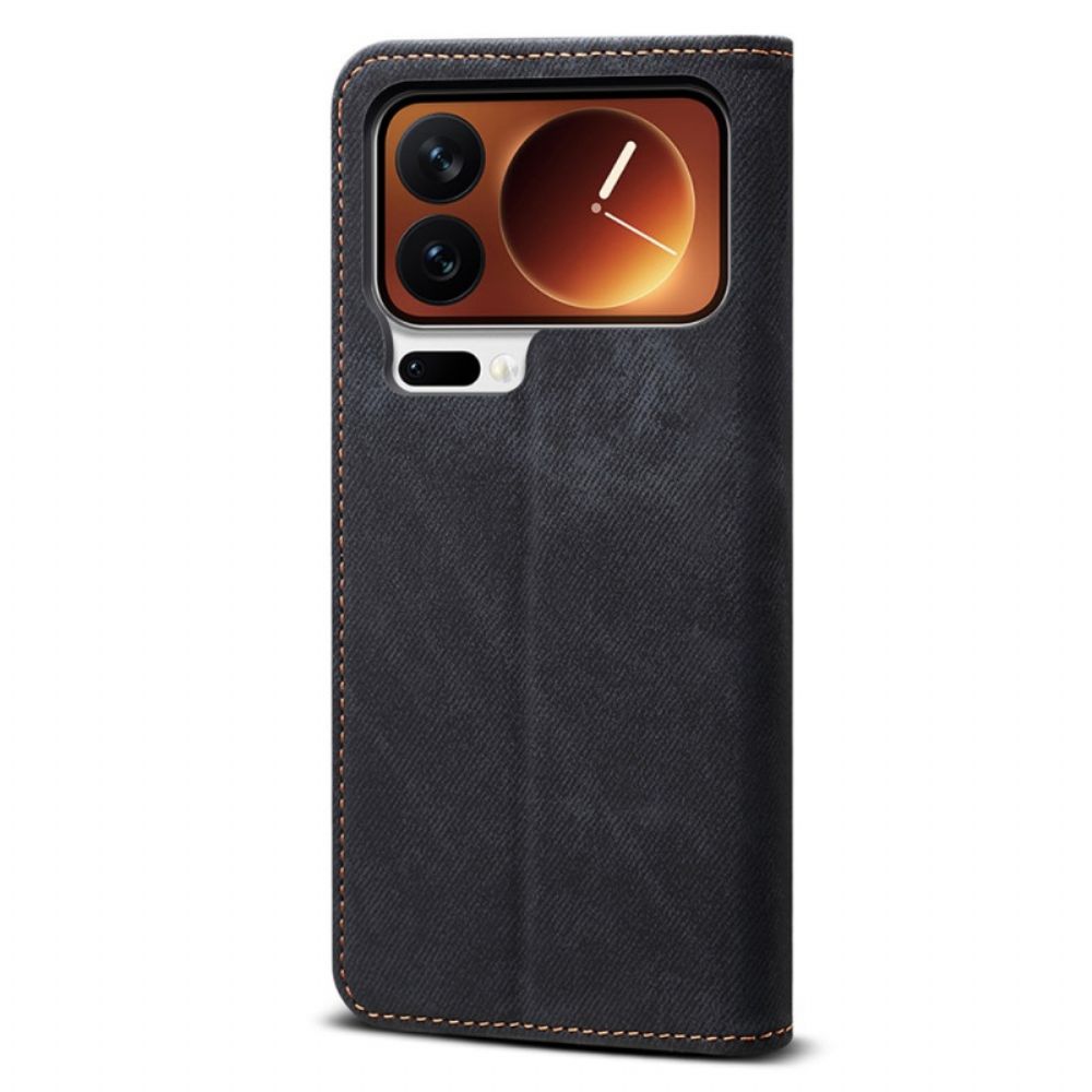 Folio-hoesje Xiaomi 17 Pro Denimstijl