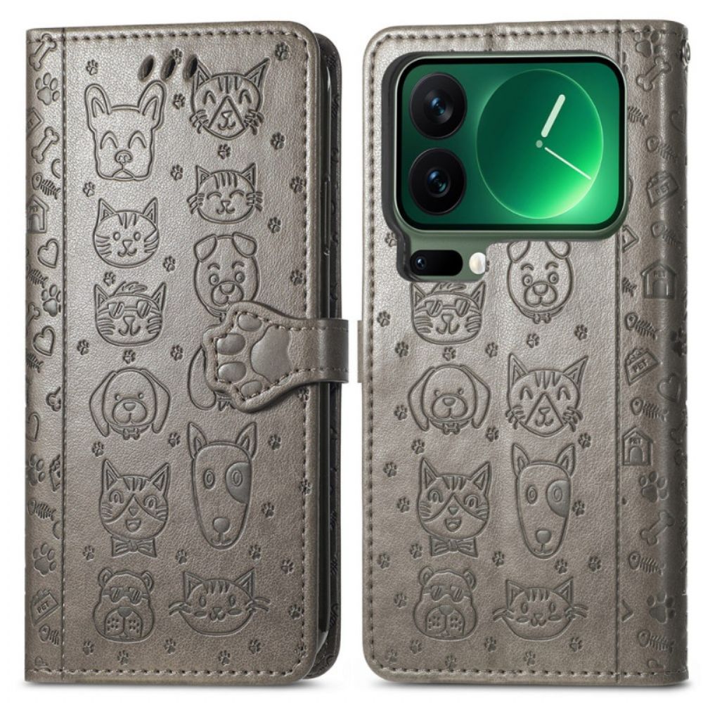 Folio-hoesje Xiaomi 17 Pro Geanimeerde Dieren