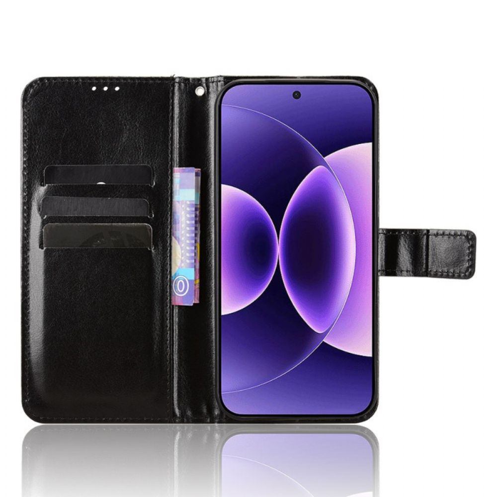 Folio-hoesje Xiaomi 17 Pro Glanzend Leer