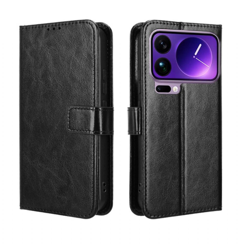 Folio-hoesje Xiaomi 17 Pro Glanzend Leer