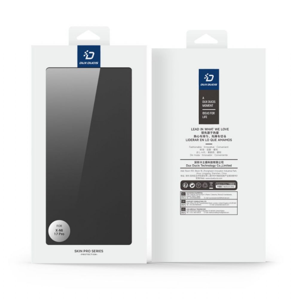Folio-hoesje Xiaomi 17 Pro Skin Pro Series Dux Ducis Bescherming Hoesje