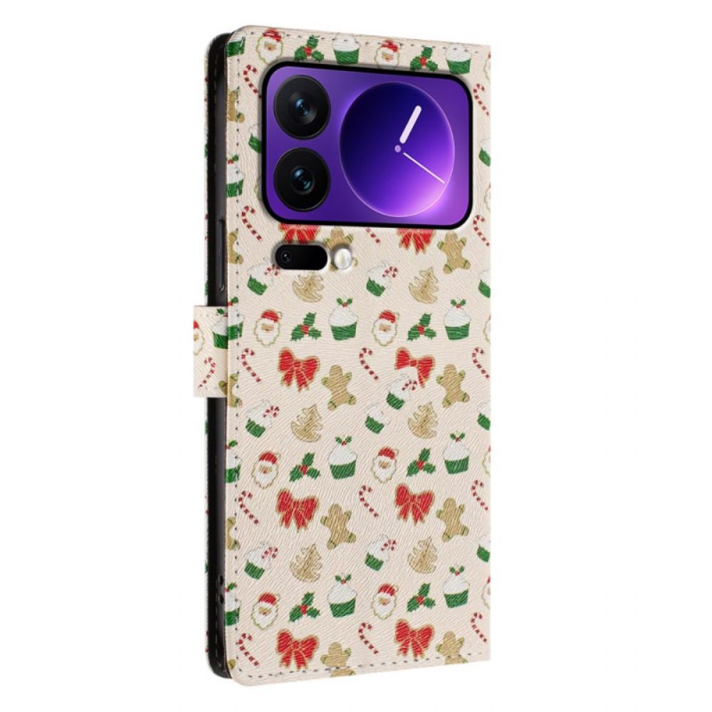 Folio-hoesje Xiaomi 17 Pro Telefoonhoesje Kerst