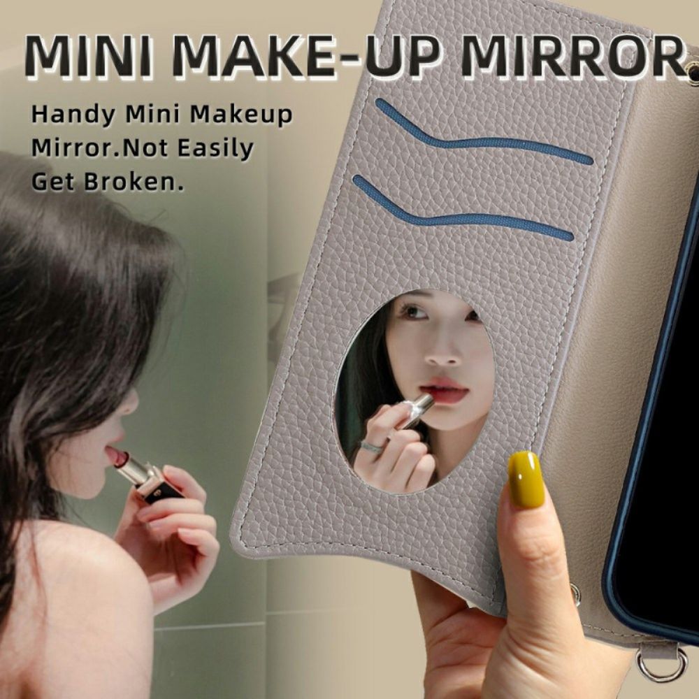 Folio-hoesje Xiaomi 17 Pro Telefoonhoesje Portemonnee Met Ketting