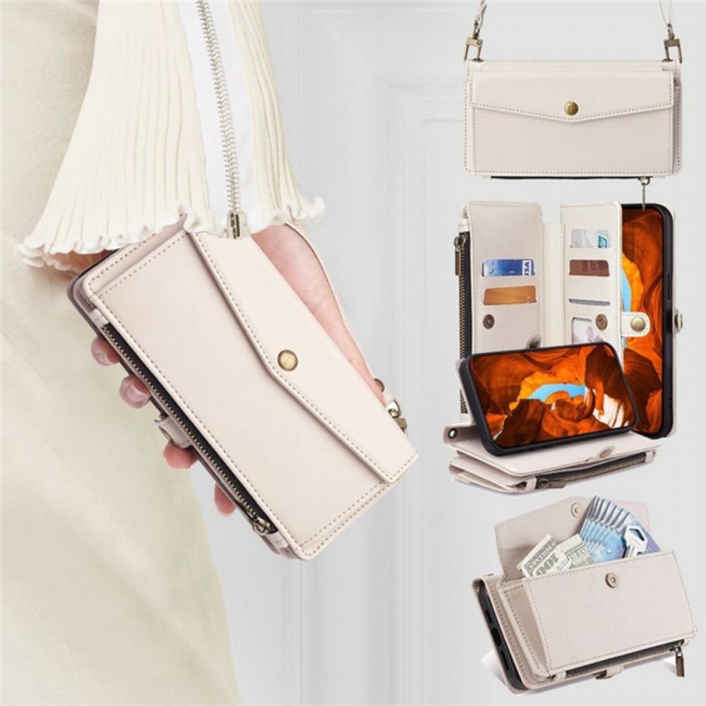 Folio-hoesje Xiaomi 17 Pro Telefoonhoesje Portemonnee Met Schouderriem