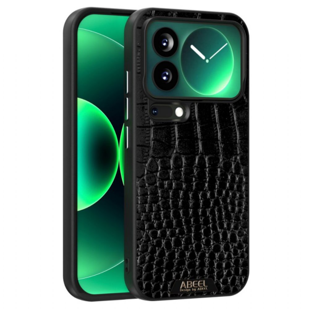 Hoesje Voor Xiaomi 17 Pro Magsafe Crocodile Effect