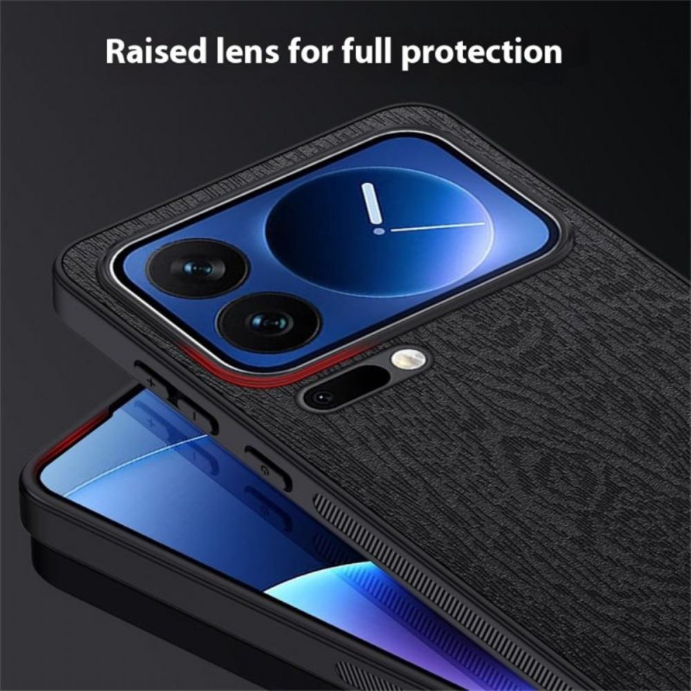 Hoesje Xiaomi 17 Pro Azns Houtnerf Bescherming Hoesje