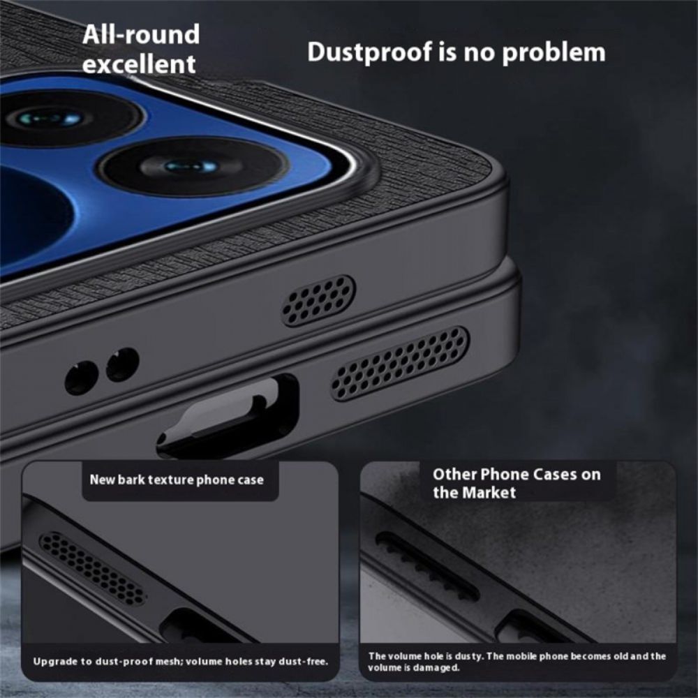 Hoesje Xiaomi 17 Pro Azns Houtnerf Bescherming Hoesje