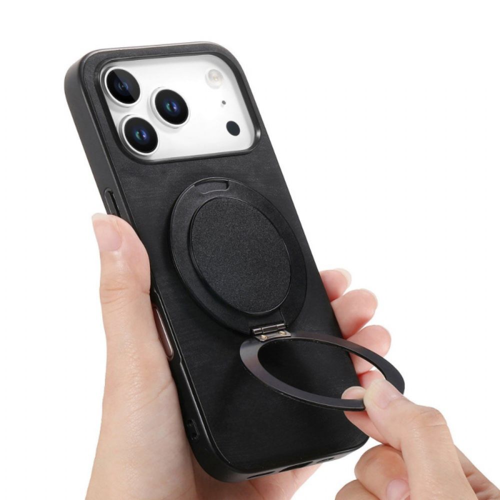 Hoesje Xiaomi 17 Pro Draaibare Standaard In Retro Design Bescherming Hoesje