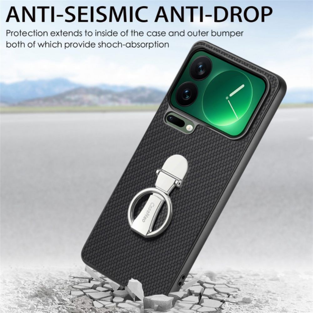 Hoesje Xiaomi 17 Pro Kaarthouder En Geïntegreerde Standaard