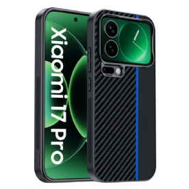 Hoesje Xiaomi 17 Pro Koolstofvezeltextuur