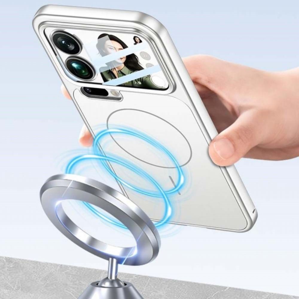 Hoesje Xiaomi 17 Pro Magnetisch Met Beschermfolie Aan De Achterkant