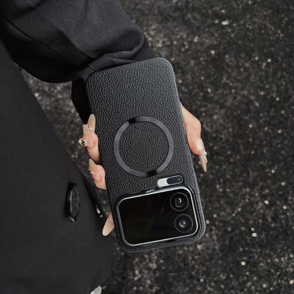 Hoesje Xiaomi 17 Pro Magnetisch Met Lychee-textuur Bescherming Hoesje