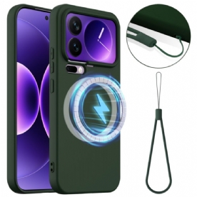 Hoesje Xiaomi 17 Pro Magnetisch Met Vloeibare Siliconen Bescherming Hoesje