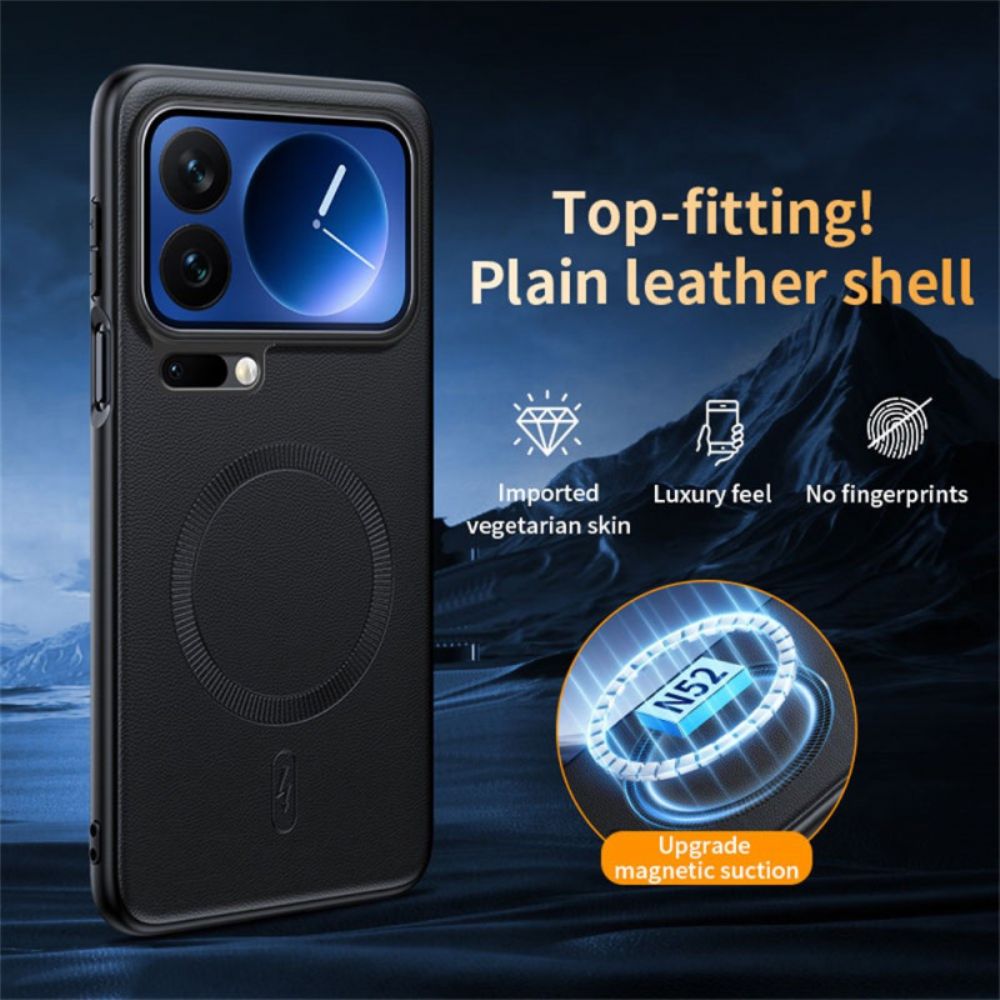 Hoesje Xiaomi 17 Pro Magnetische Kunstlederen Hoes