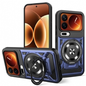 Hoesje Xiaomi 17 Pro Magnetische Sluiting Met Draaibare Standaard