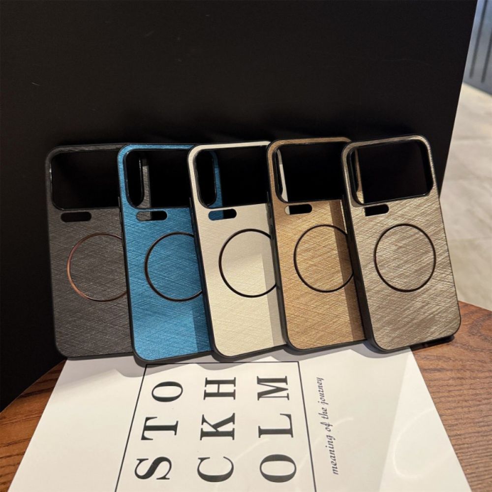 Hoesje Xiaomi 17 Pro Magnetische Zijdetextuur Bescherming Hoesje