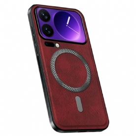 Hoesje Xiaomi 17 Pro Magsafe Leather Effect