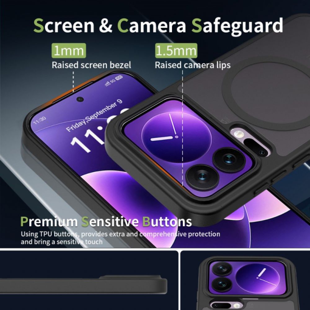 Hoesje Xiaomi 17 Pro Mat Magnetisch Bescherming Hoesje