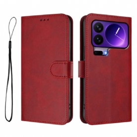 Leren Hoesje Voor Xiaomi 17 Pro Rfid-blokkering Met Leerlook