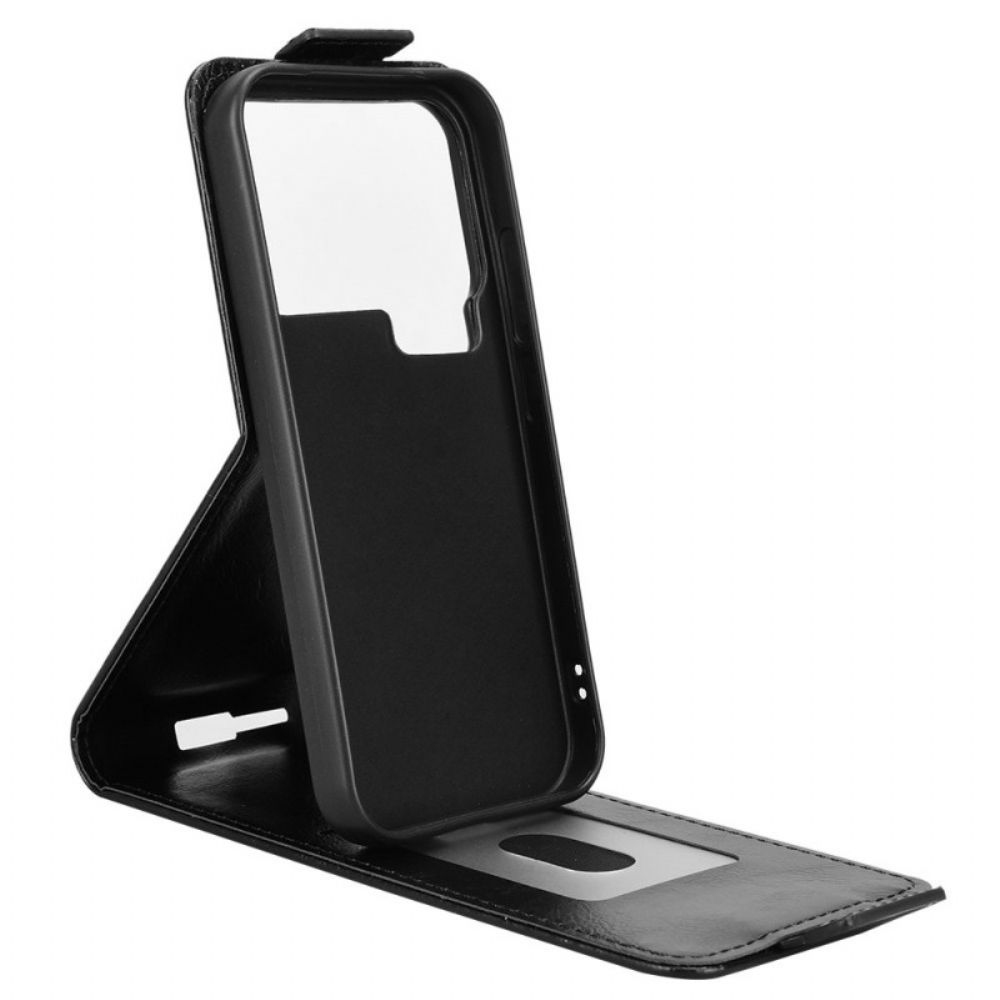 Leren Hoesje Voor Xiaomi 17 Pro Verticale Klep