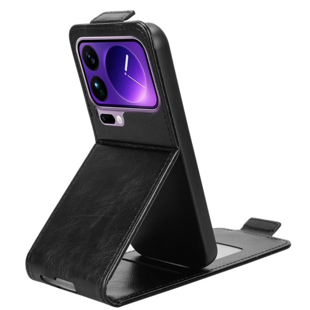 Leren Hoesje Voor Xiaomi 17 Pro Verticale Klep