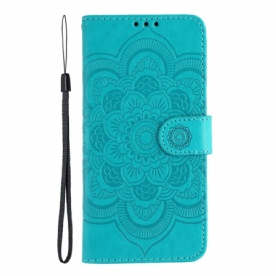 Leren Hoesje Xiaomi 17 Pro Bedrukte Mandala Bescherming Hoesje