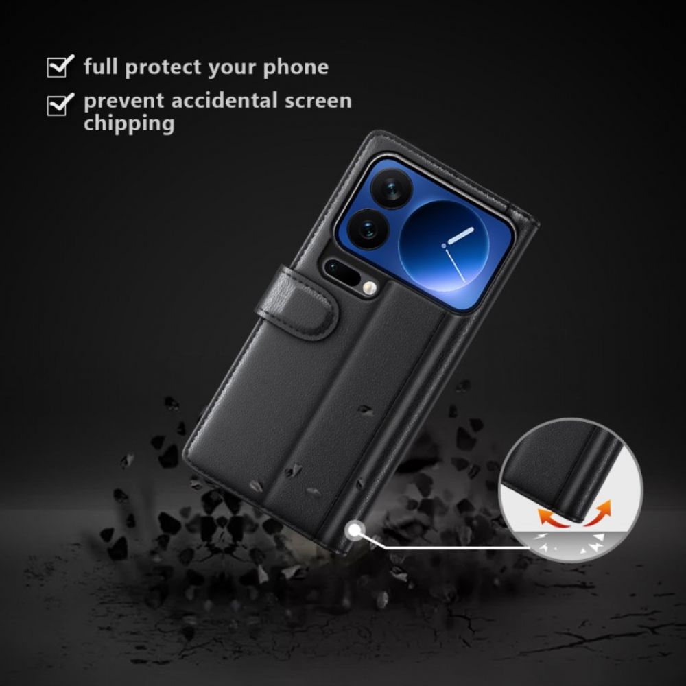 Leren Hoesje Xiaomi 17 Pro Echt Leer