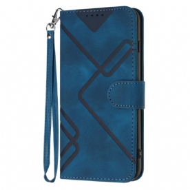 Leren Hoesje Xiaomi 17 Pro Geometrische Patronen Bescherming Hoesje