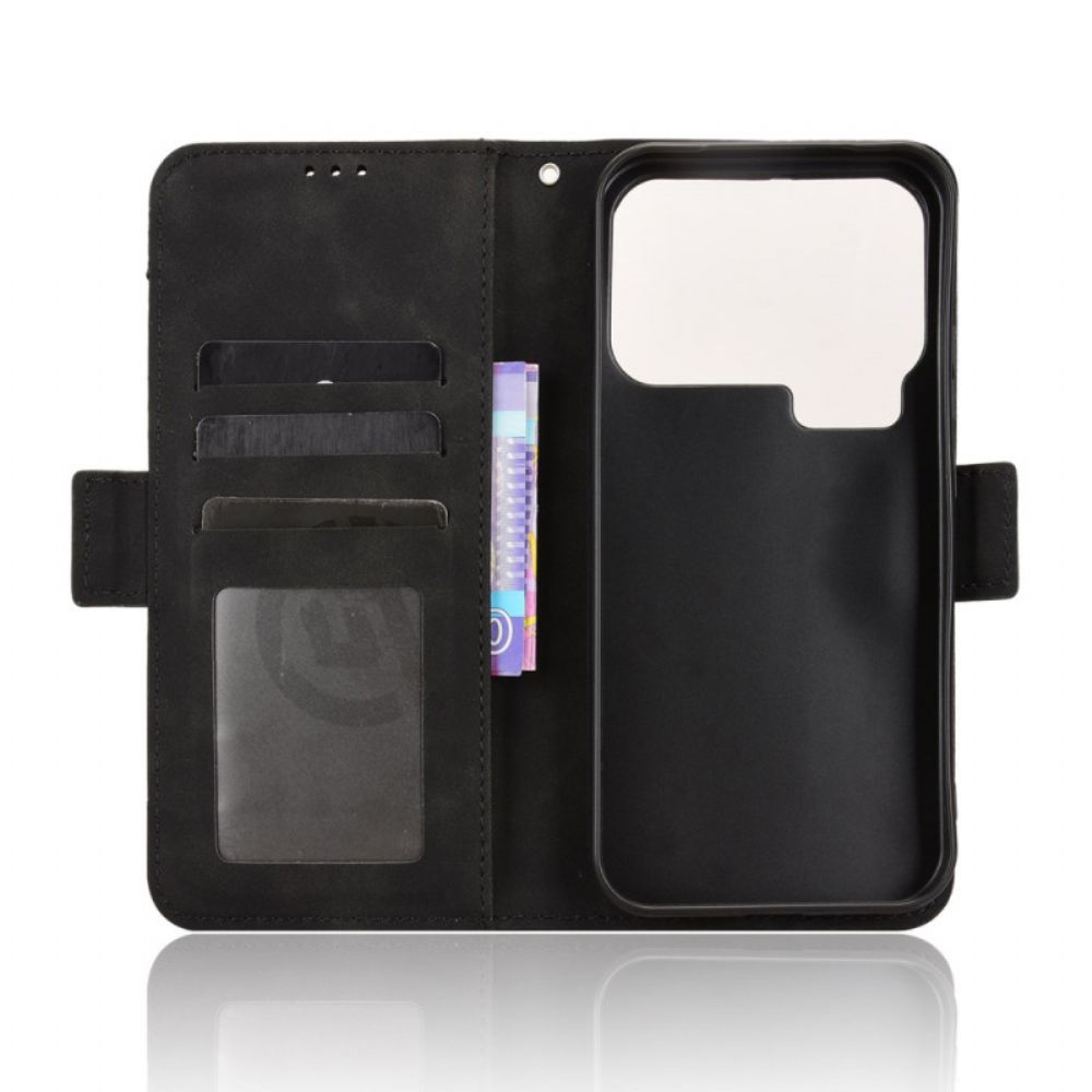 Leren Hoesje Xiaomi 17 Pro Meerdere Kaartsleuven Bescherming Hoesje