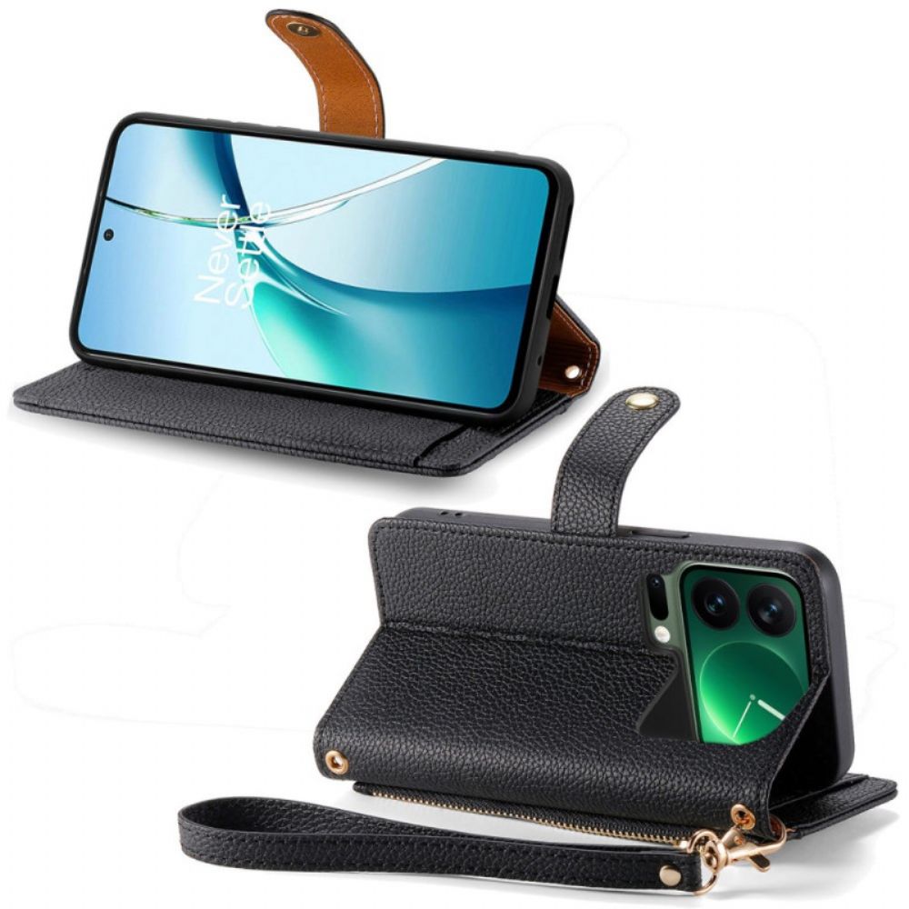 Leren Hoesje Xiaomi 17 Pro Rfid-blokkerend Hartontwerp