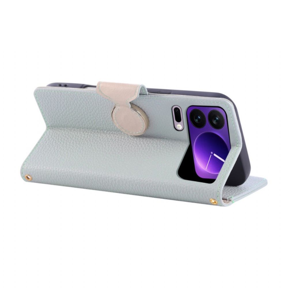 Leren Hoesje Xiaomi 17 Pro Vintage Design Bescherming Hoesje