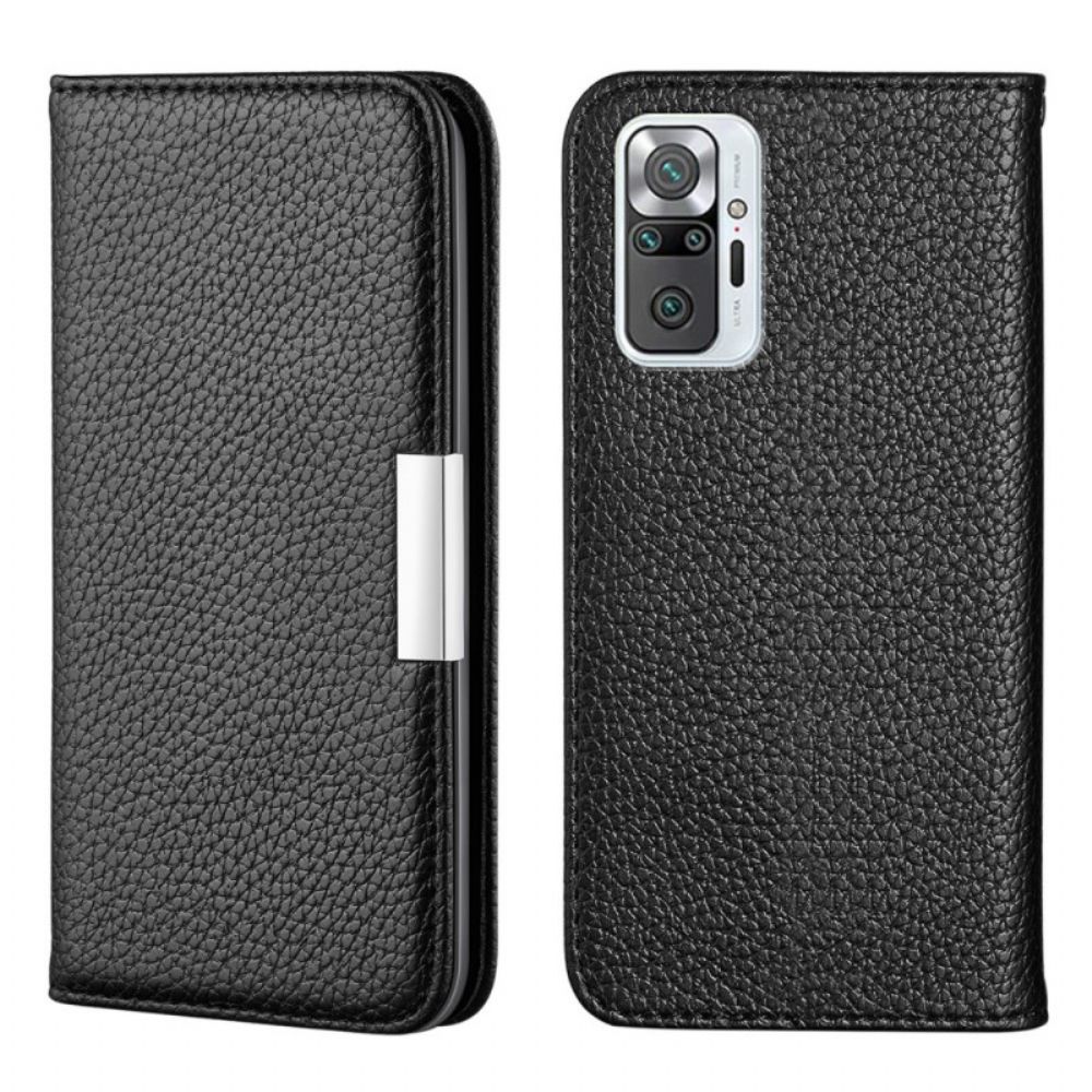 Bescherming Hoesje voor Xiaomi Redmi Note 10 Pro Folio-hoesje Ultra Chique Litchi Kunstleer