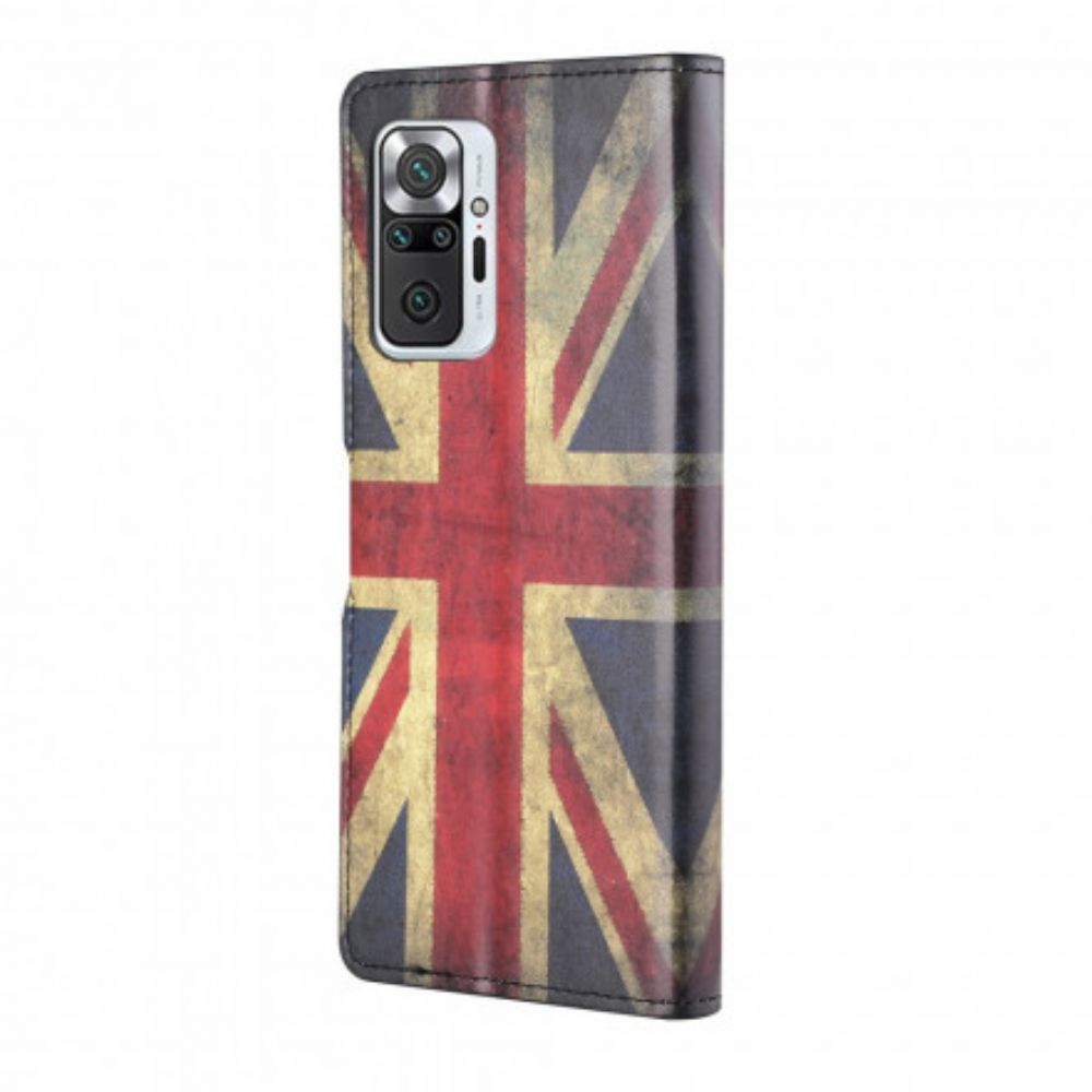 Folio-hoesje voor Xiaomi Redmi Note 10 Pro Engeland Vlag