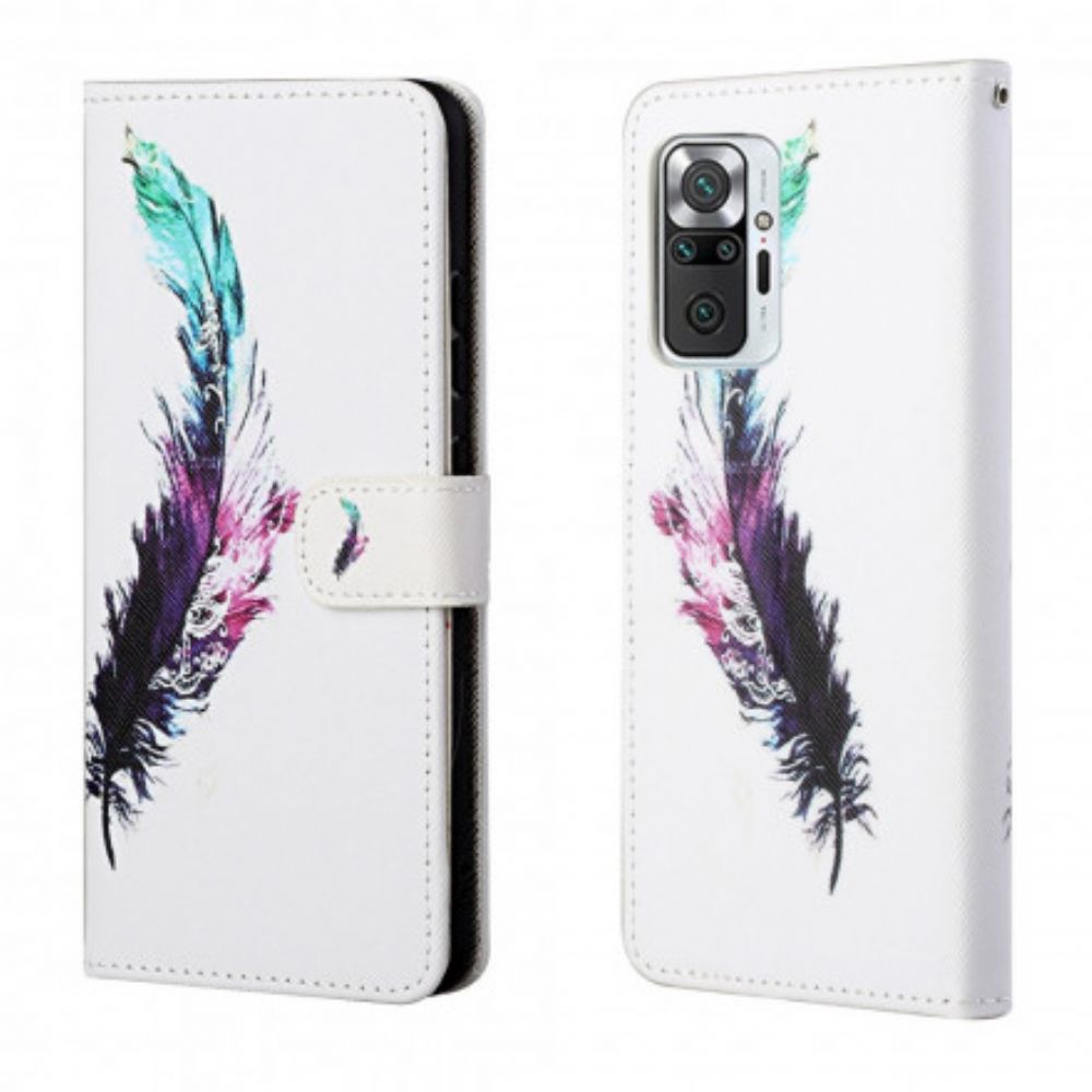 Folio-hoesje voor Xiaomi Redmi Note 10 Pro Met Ketting Thong Veer