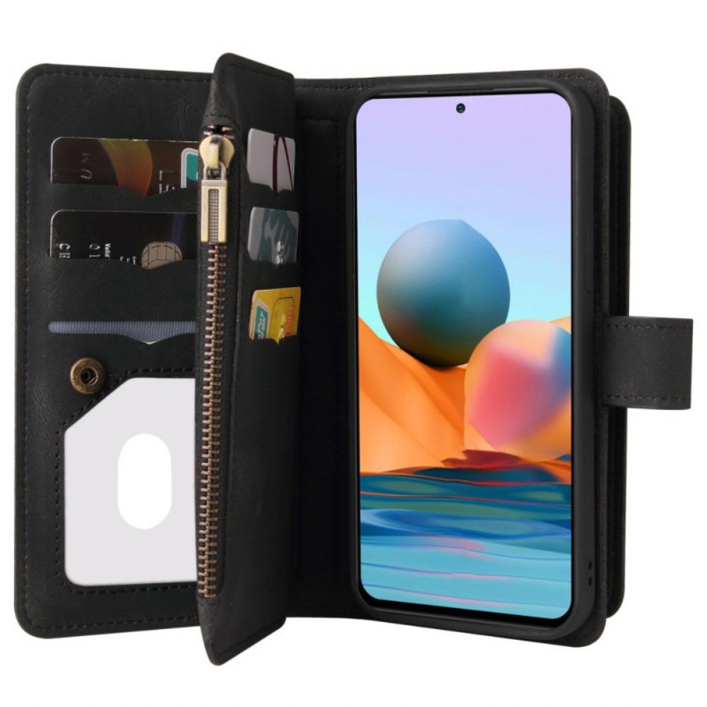 Folio-hoesje voor Xiaomi Redmi Note 10 Pro Multifunctionele Kaarthouder