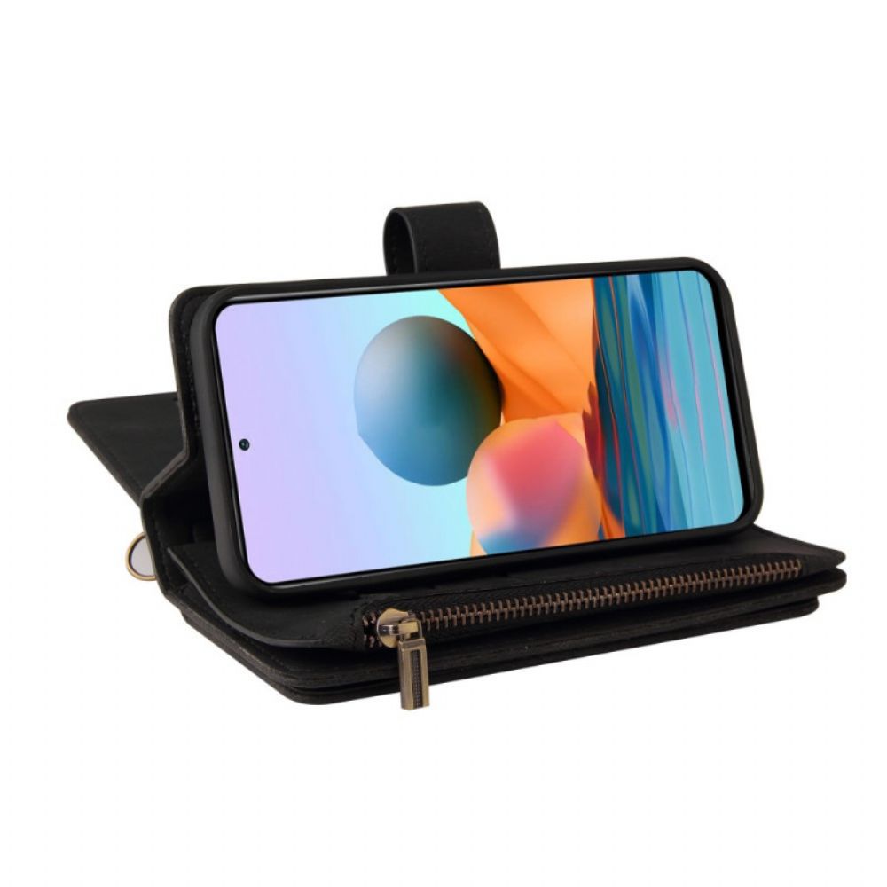Folio-hoesje voor Xiaomi Redmi Note 10 Pro Multifunctionele Kaarthouder