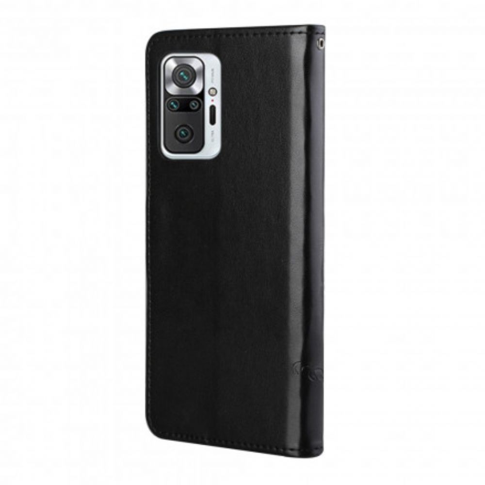 Folio-hoesje voor Xiaomi Redmi Note 10 Pro Vlinders En Bloemen