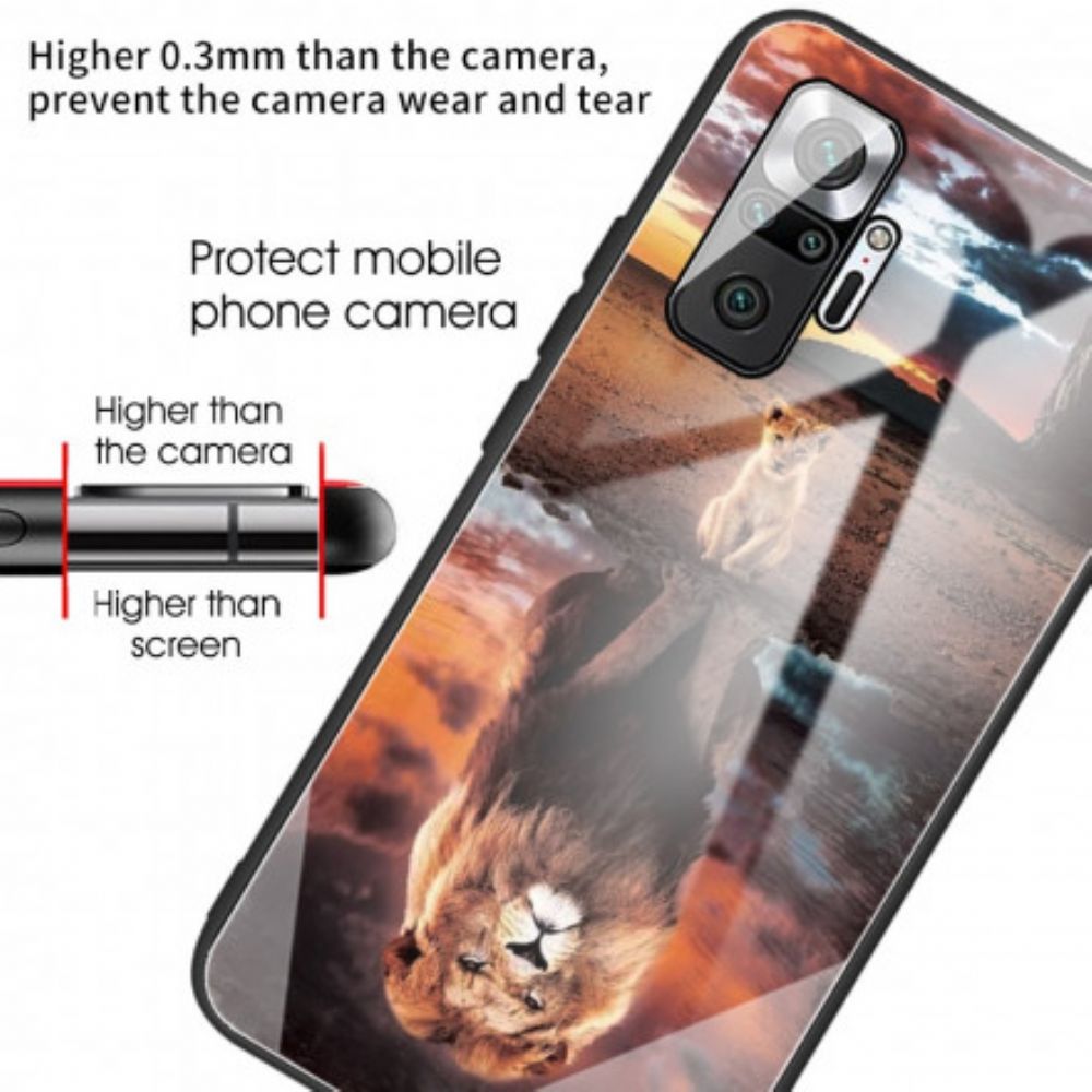 Hoesje voor Xiaomi Redmi Note 10 Pro Cub Dream Gehard Glas
