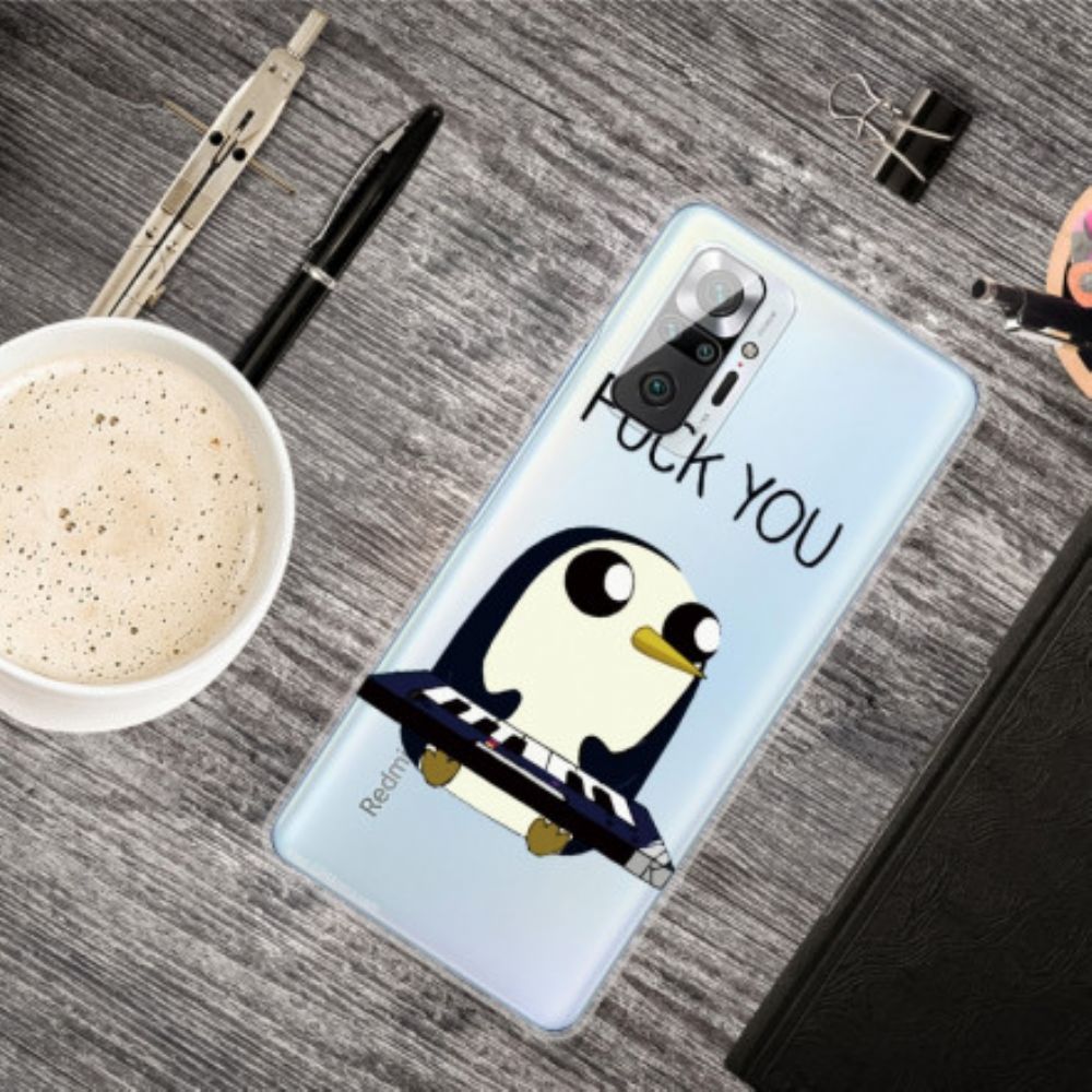 Hoesje voor Xiaomi Redmi Note 10 Pro Pinguïn Neuk Je