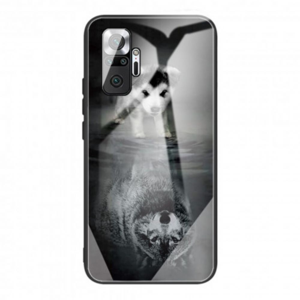 Hoesje voor Xiaomi Redmi Note 10 Pro Puppy Dream Gehard Glas