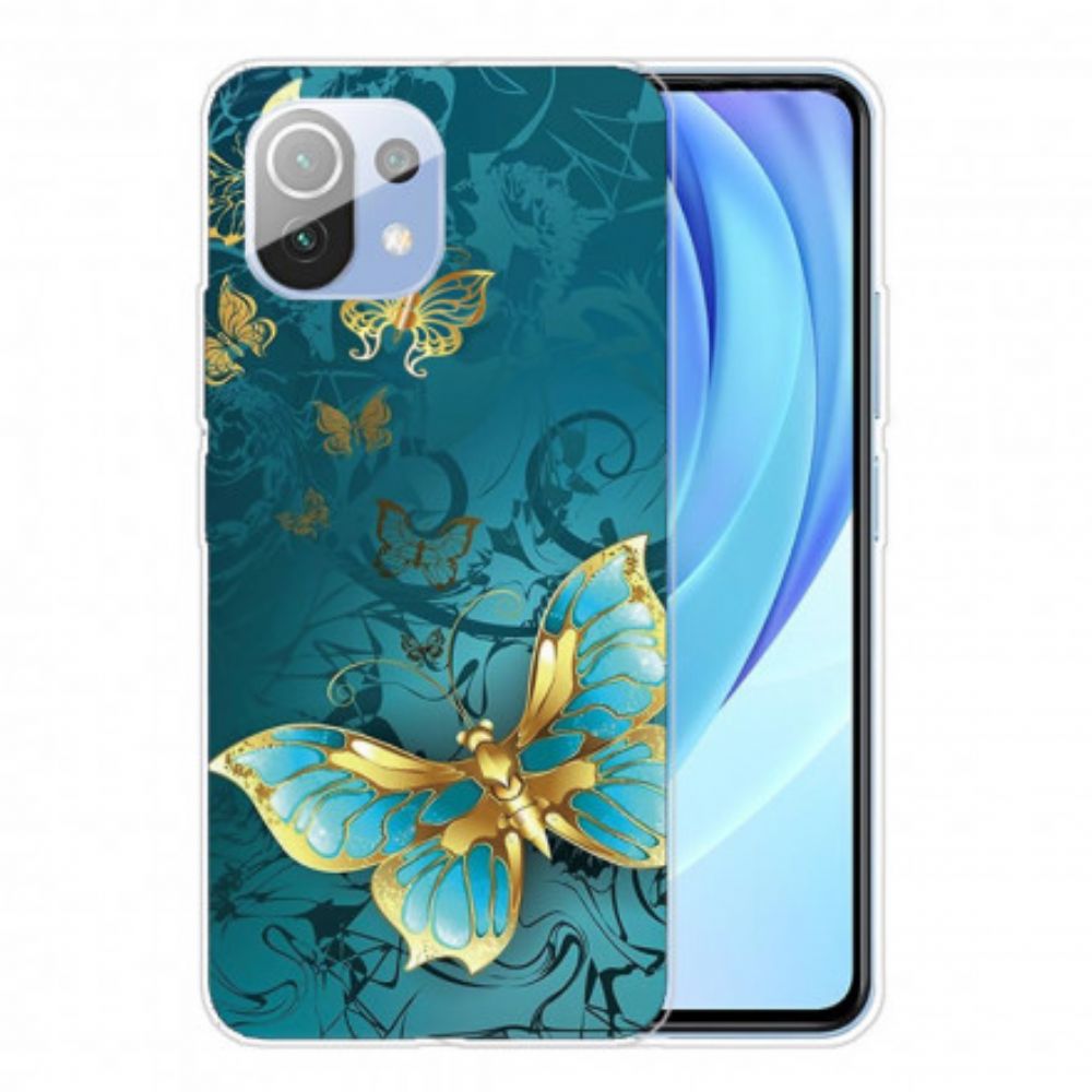 Telefoonhoesje voor Xiaomi Mi 11 Pro Flexibele Vlinders