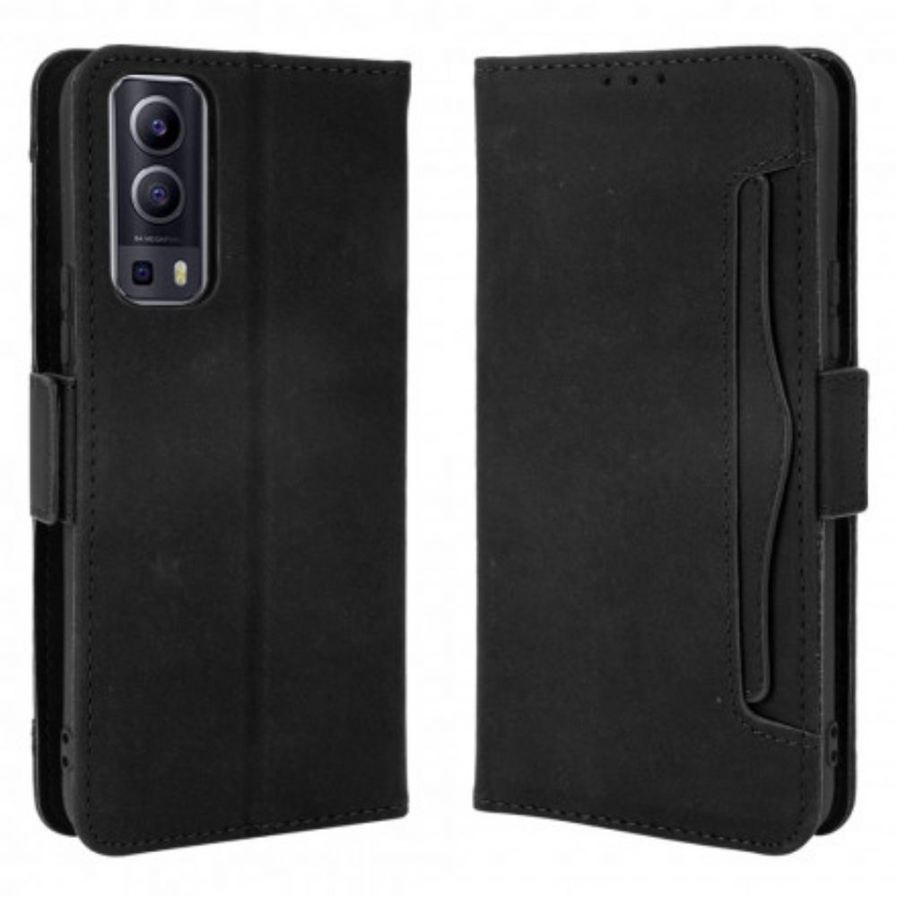 Folio-hoesje voor Vivo Y72 5G Eerste Klas Multi-kaart