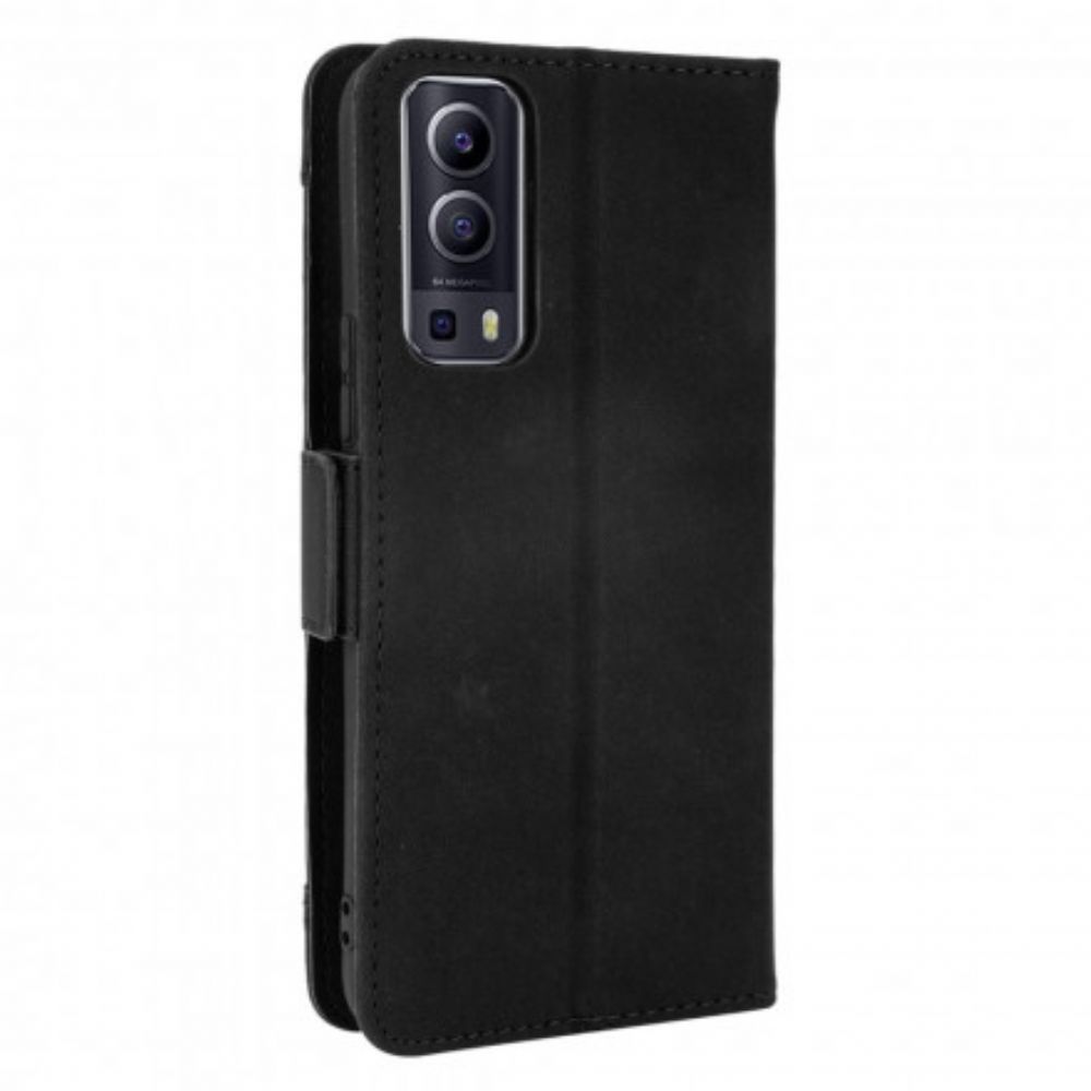 Folio-hoesje voor Vivo Y72 5G Eerste Klas Multi-kaart