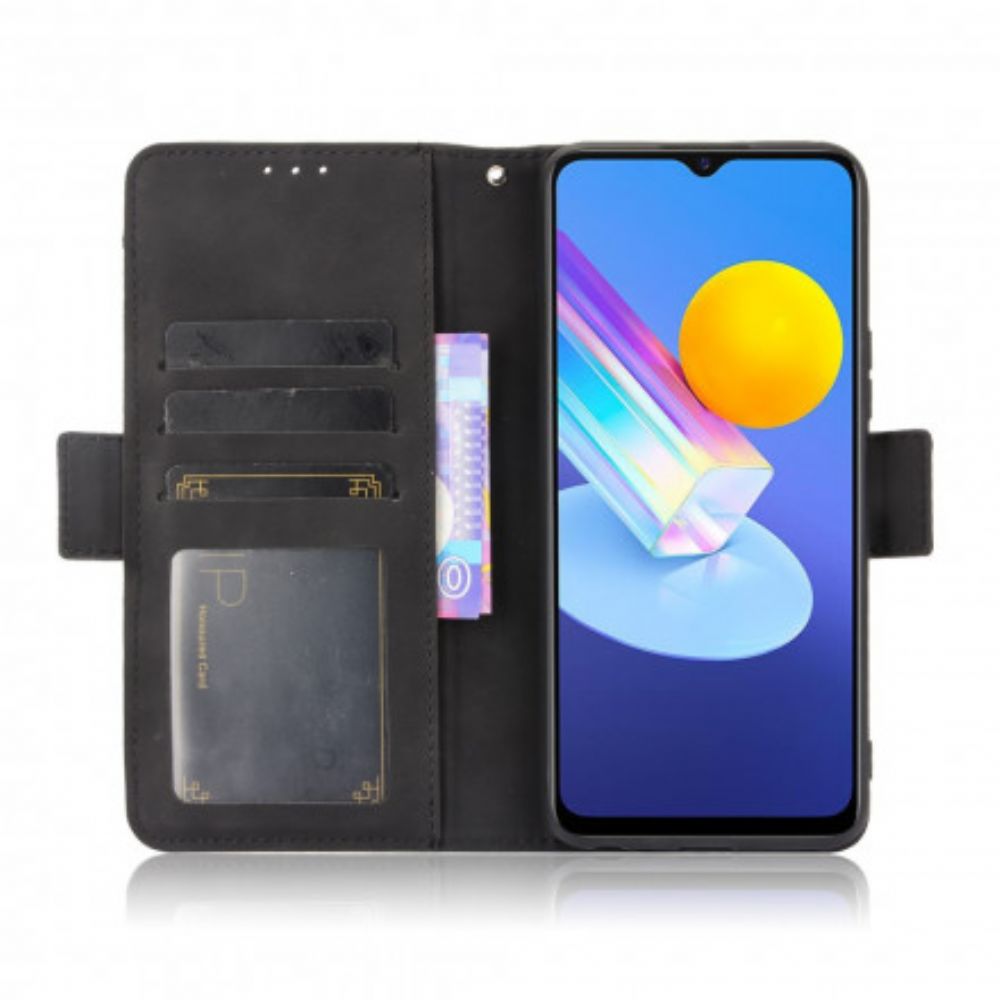 Folio-hoesje voor Vivo Y72 5G Eerste Klas Multi-kaart
