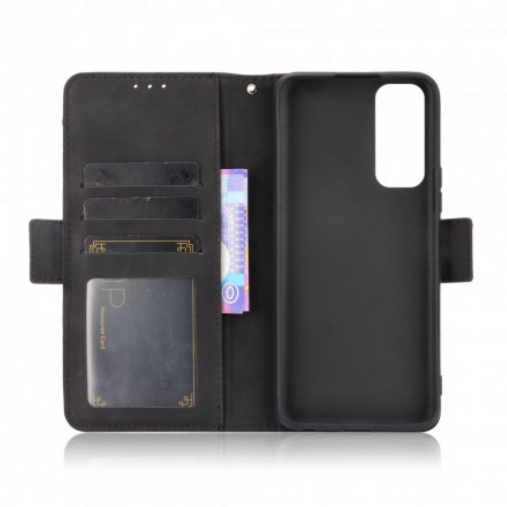 Folio-hoesje voor Vivo Y72 5G Eerste Klas Multi-kaart