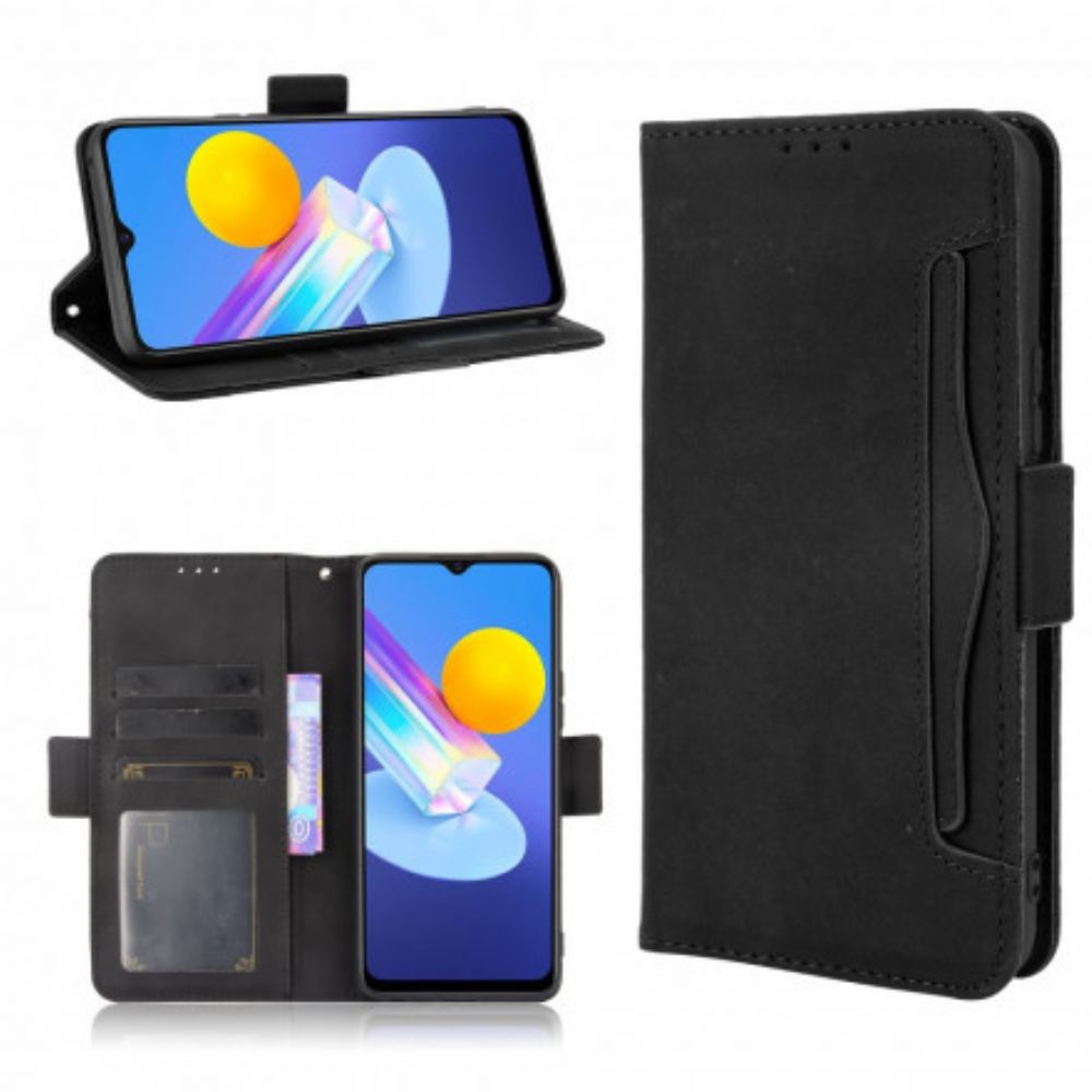 Folio-hoesje voor Vivo Y72 5G Eerste Klas Multi-kaart