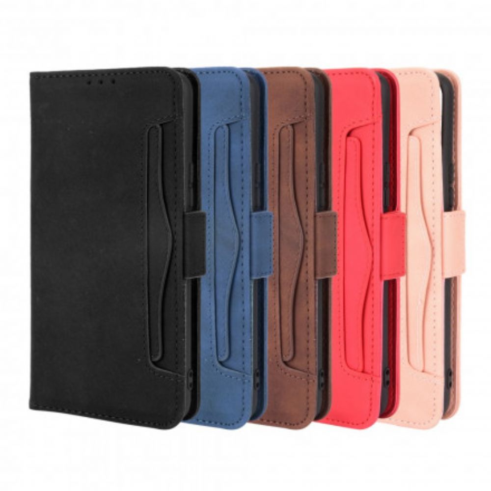 Folio-hoesje voor Vivo Y72 5G Eerste Klas Multi-kaart