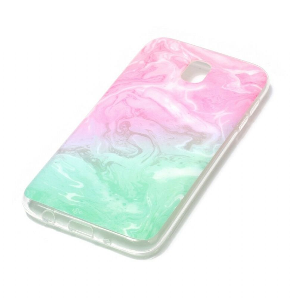 Hoesje voor Samsung Galaxy J5 2017 Gekleurd Marmer