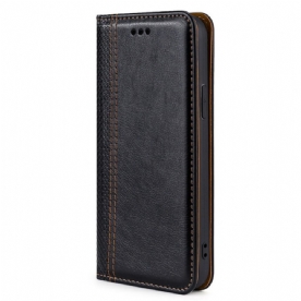 Bescherming Hoesje voor OnePlus 10 Pro 5G Folio-hoesje Vintage Kunstleer